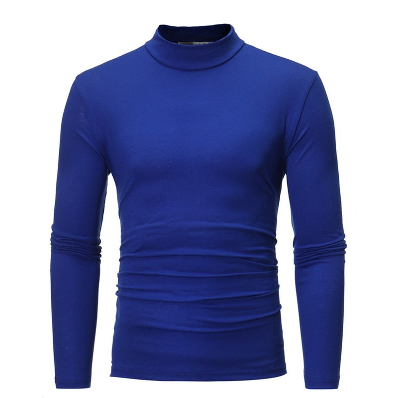 HIGH COLLAR THERMAL SHIRT - POLYESTER