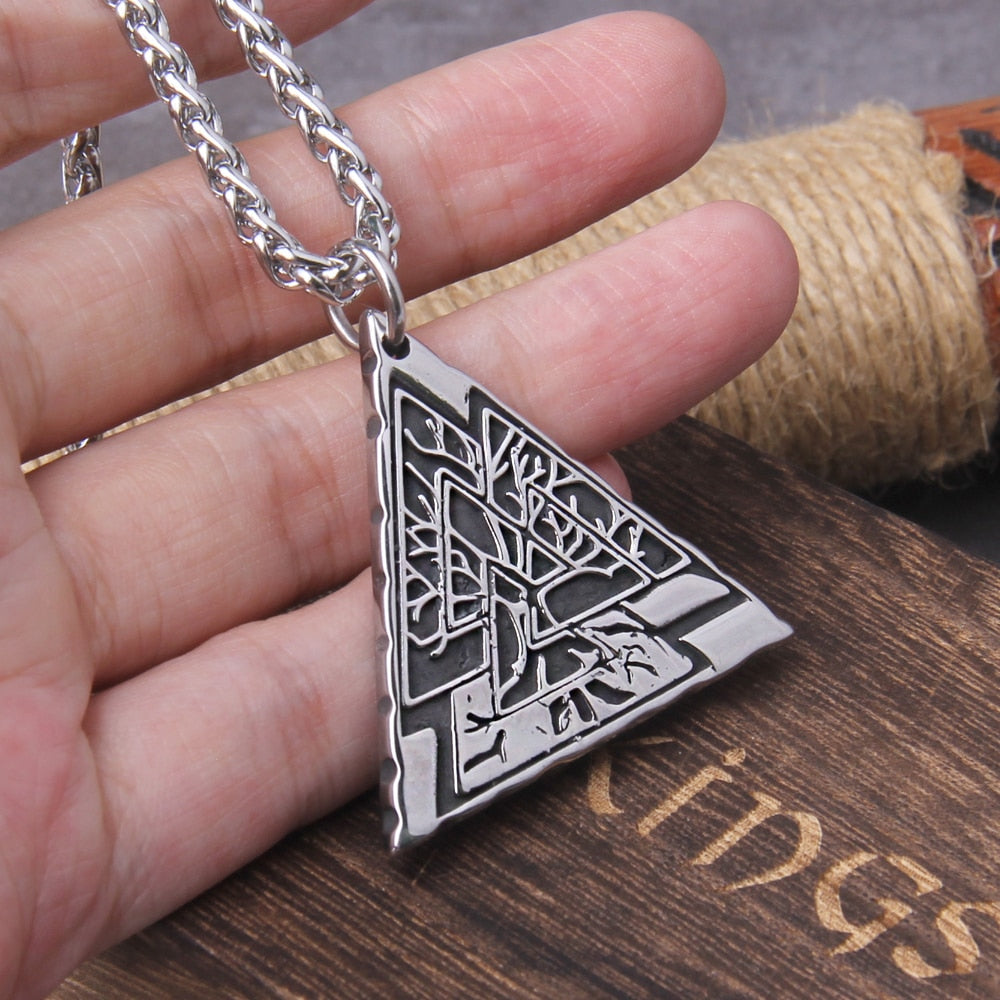 CELTIC TREE SIGNET - STAINLESS STEEL