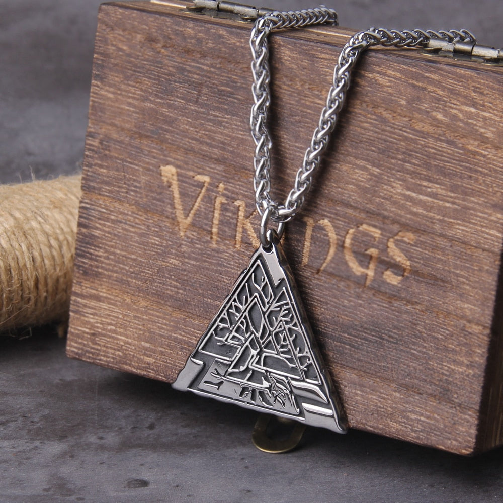 CELTIC TREE SIGNET - STAINLESS STEEL