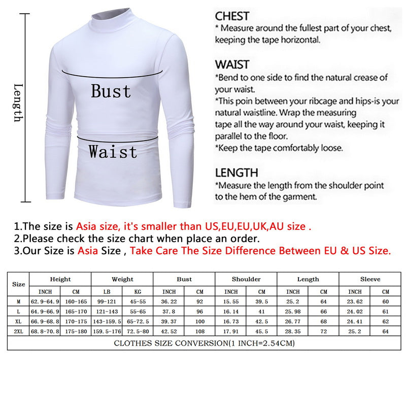 HIGH COLLAR THERMAL SHIRT - POLYESTER