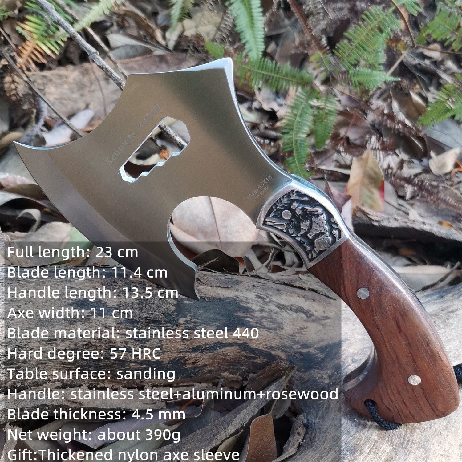 ENGINEER HATCHET - STAINLESS STEEL