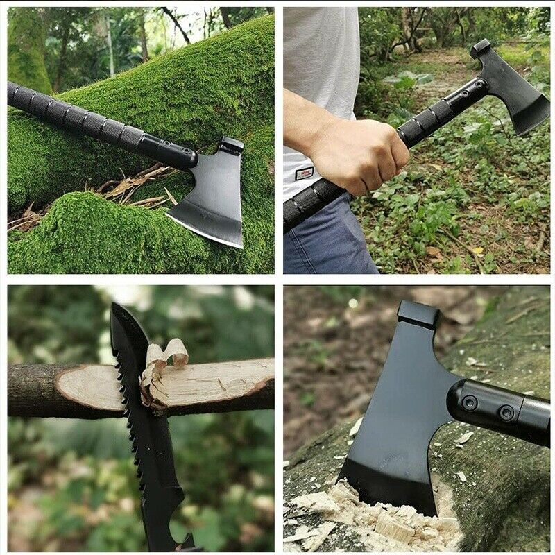 NIGHTHAWK EMERGENCY FOLDABLE AXE KIT - STEEL