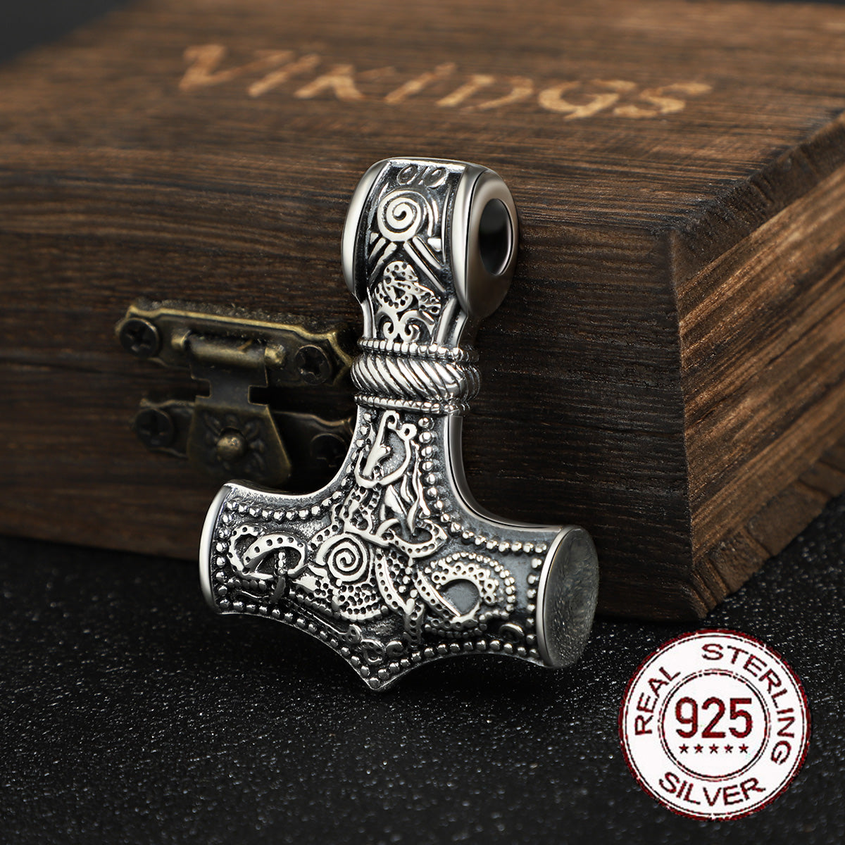 ENLIGHTENED HAMMER - STERLING SILVER