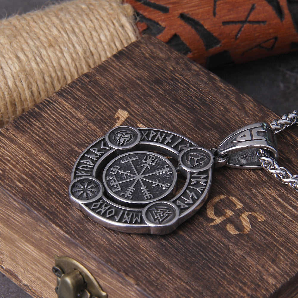 VEGVSVIR WYRD NECKLACE - STAINLESS STEEL