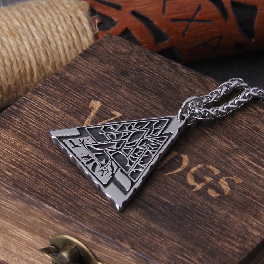 CELTIC TREE SIGNET - STAINLESS STEEL