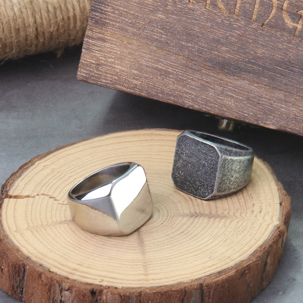 NORSE RUNIC RING VARIETY - STAINLESS STEEL