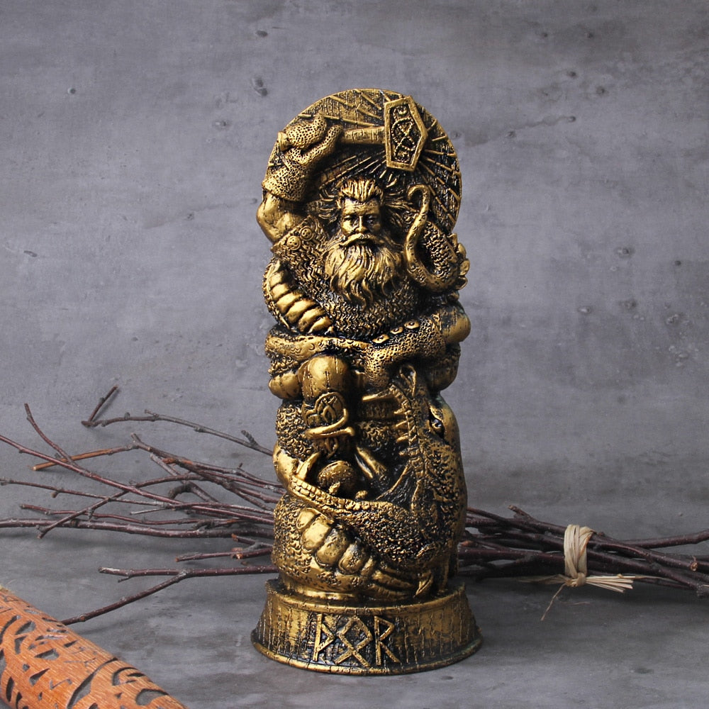 NORSE GODS & GODDESS STATUE - RESIN