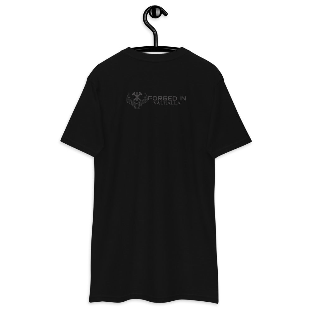 HEAVY WEIGHT TEE VIKING STRENGTH RUNE- GRAB LIFE BY THE HORNS