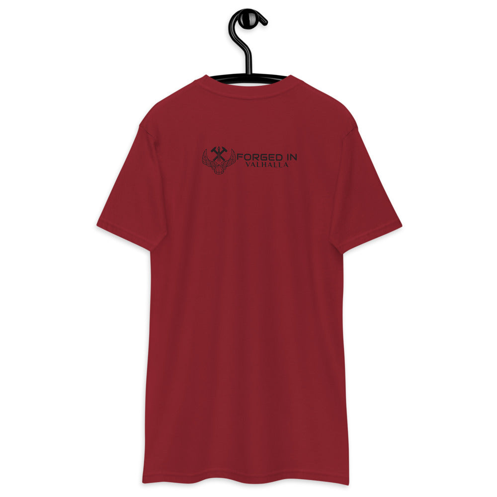 HEAVY WEIGHT TEE VIKING STRENGTH RUNE- GRAB LIFE BY THE HORNS