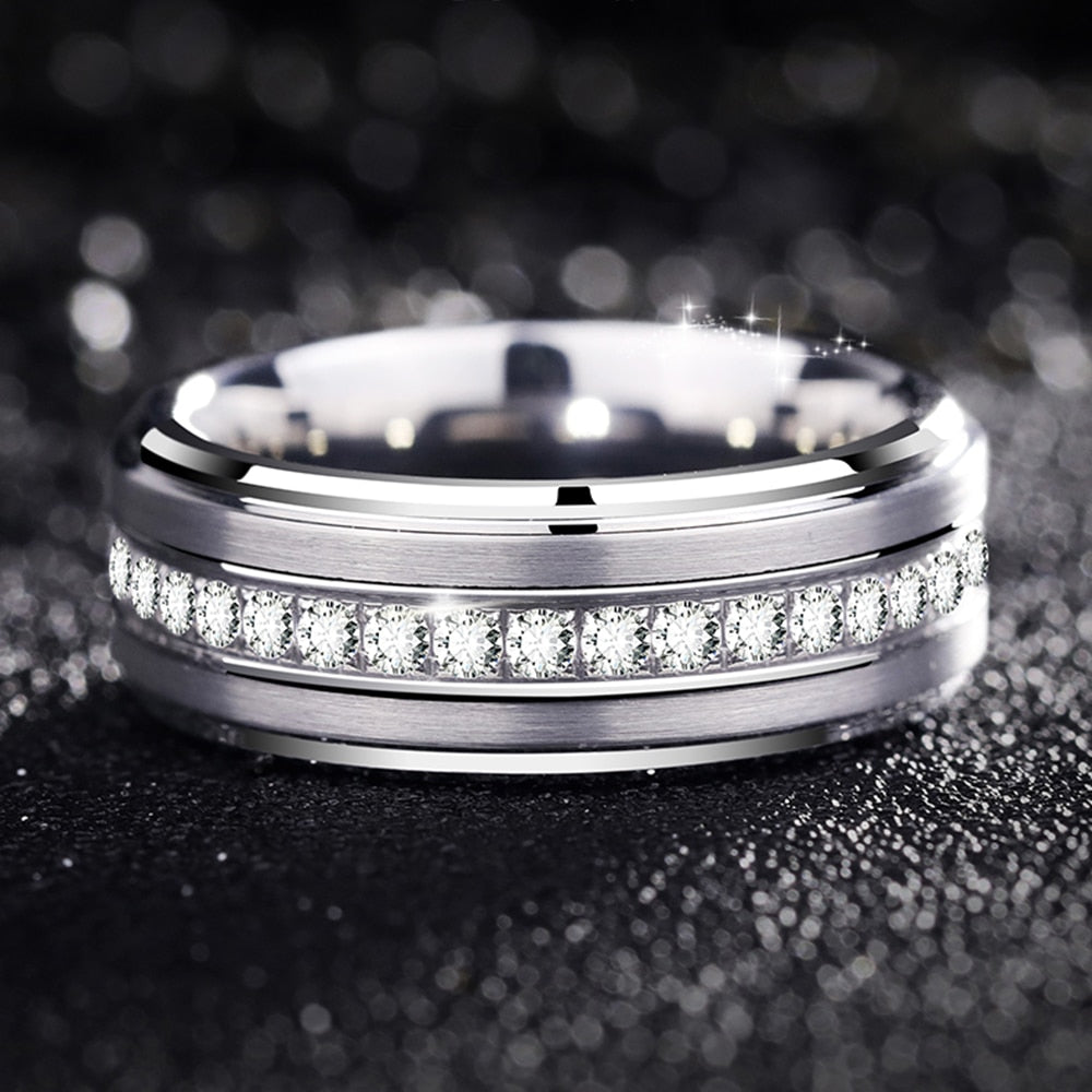 HIMINGLÆVA WAVE- TUNGSTEN RING