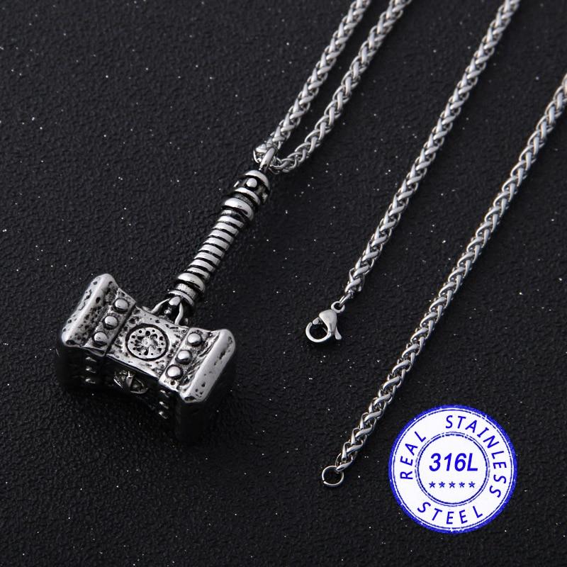 MODERN THOR'S HAMMER - STAINLESS STEEL - Forged in Valhalla