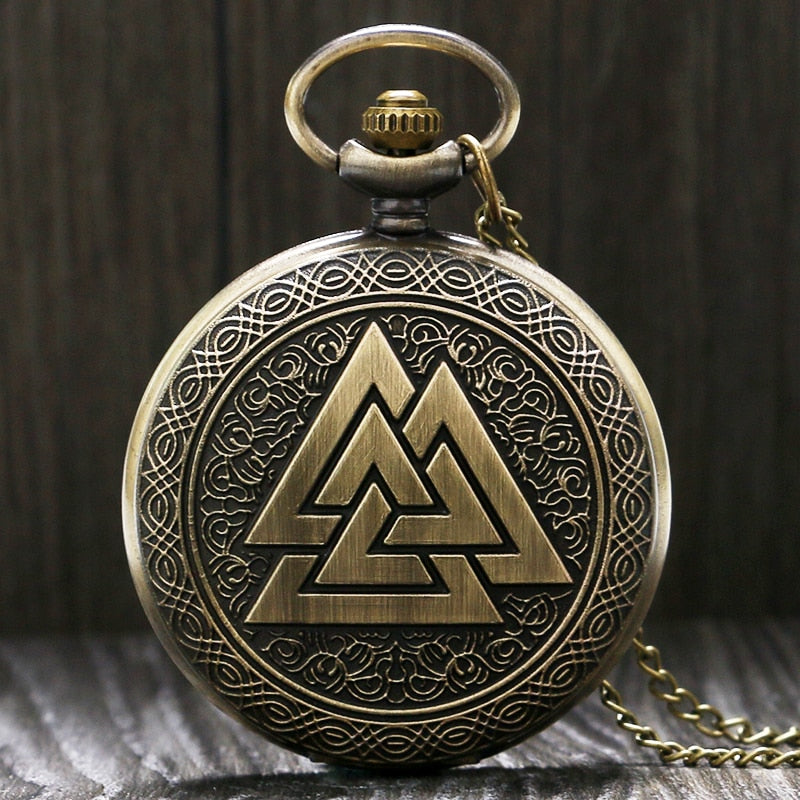 VINTAGE VALKNUT QUARTZ COMPASS