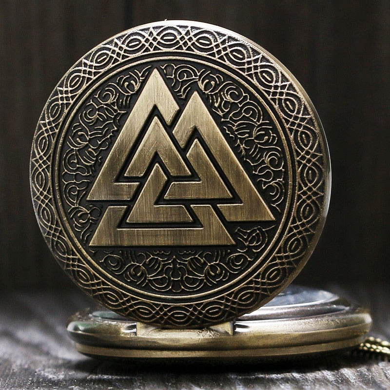 VINTAGE VALKNUT QUARTZ COMPASS