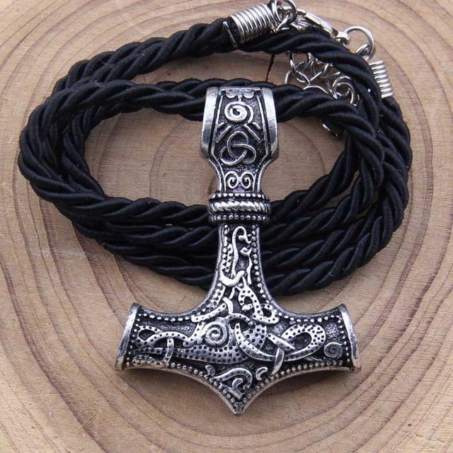 ORNAMENTAL THOR'S HOARD MJÖLNIR - STAINLESS STEEL - Forged in Valhalla