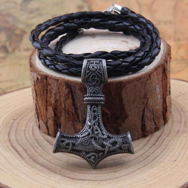 ORNAMENTAL THOR'S HOARD MJÖLNIR - STAINLESS STEEL - Forged in Valhalla