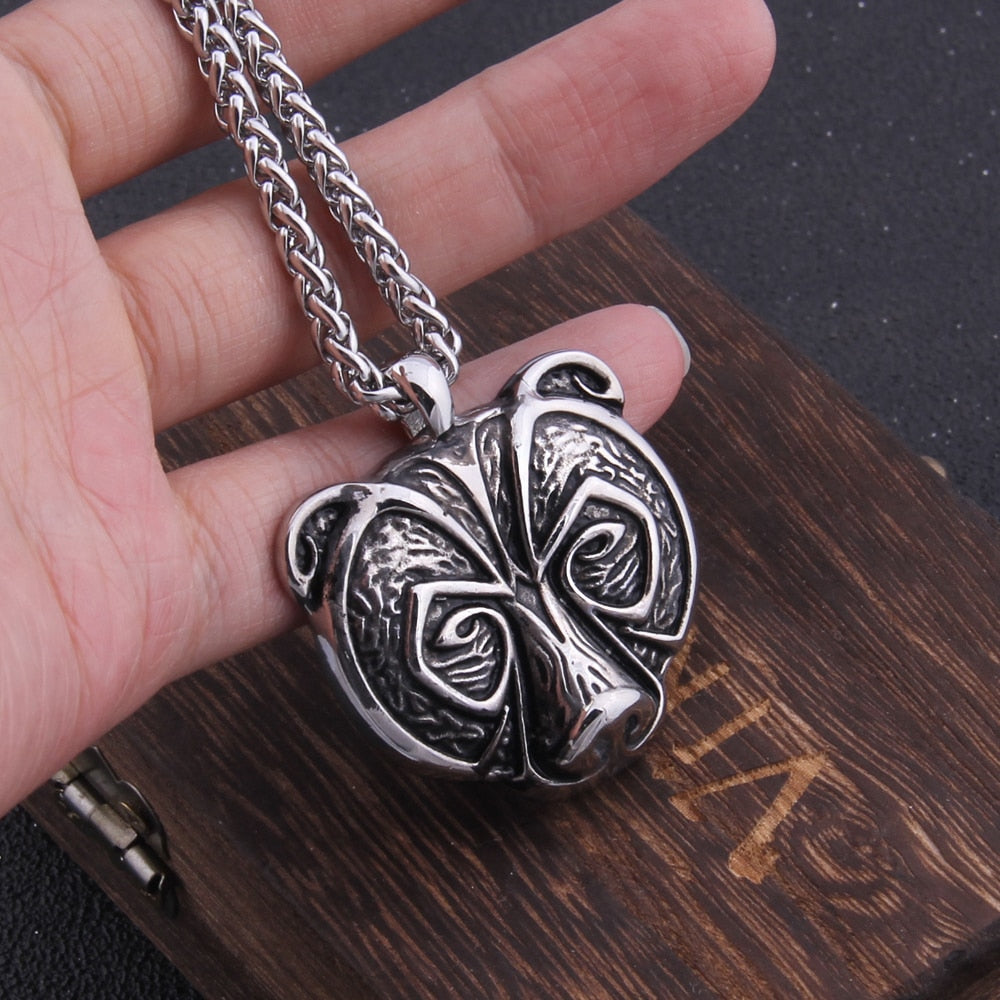 SYMBOL OF THE BERZERKER- STAINLESS STEEL - Forged in Valhalla