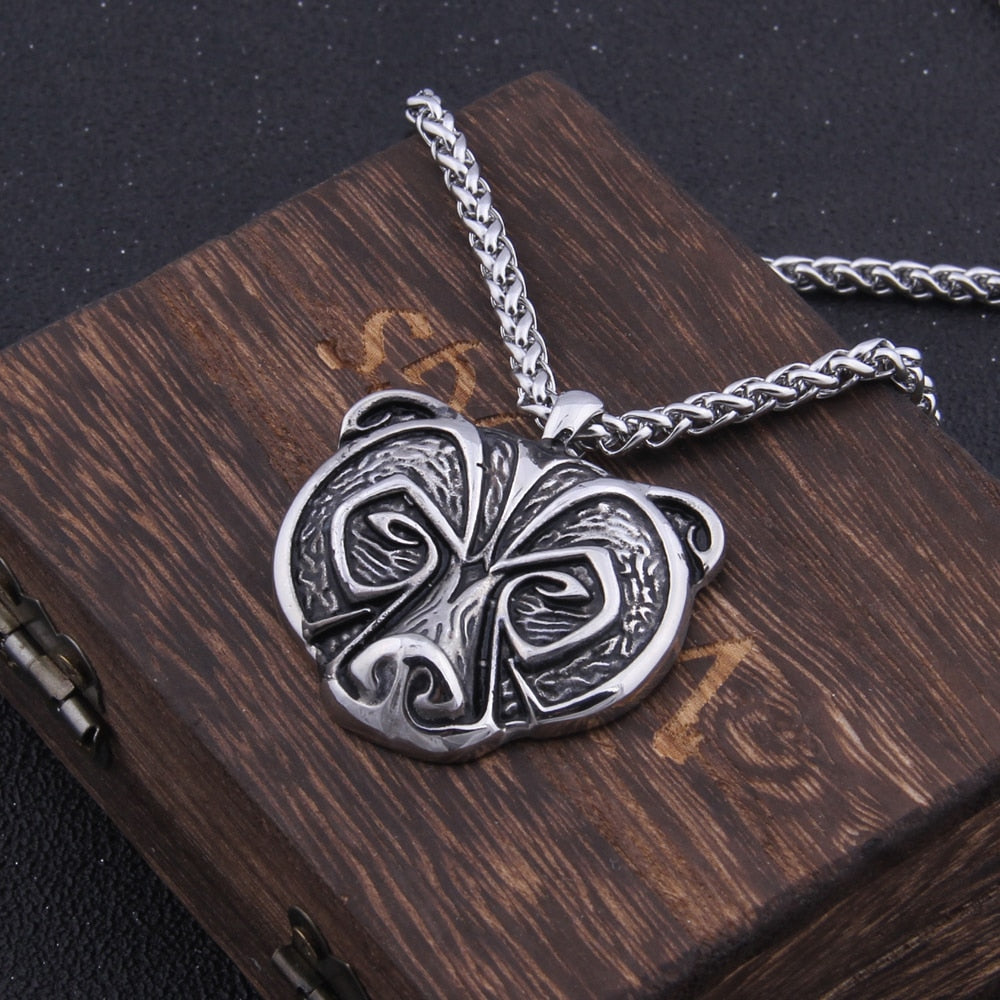 SYMBOL OF THE BERZERKER- STAINLESS STEEL - Forged in Valhalla