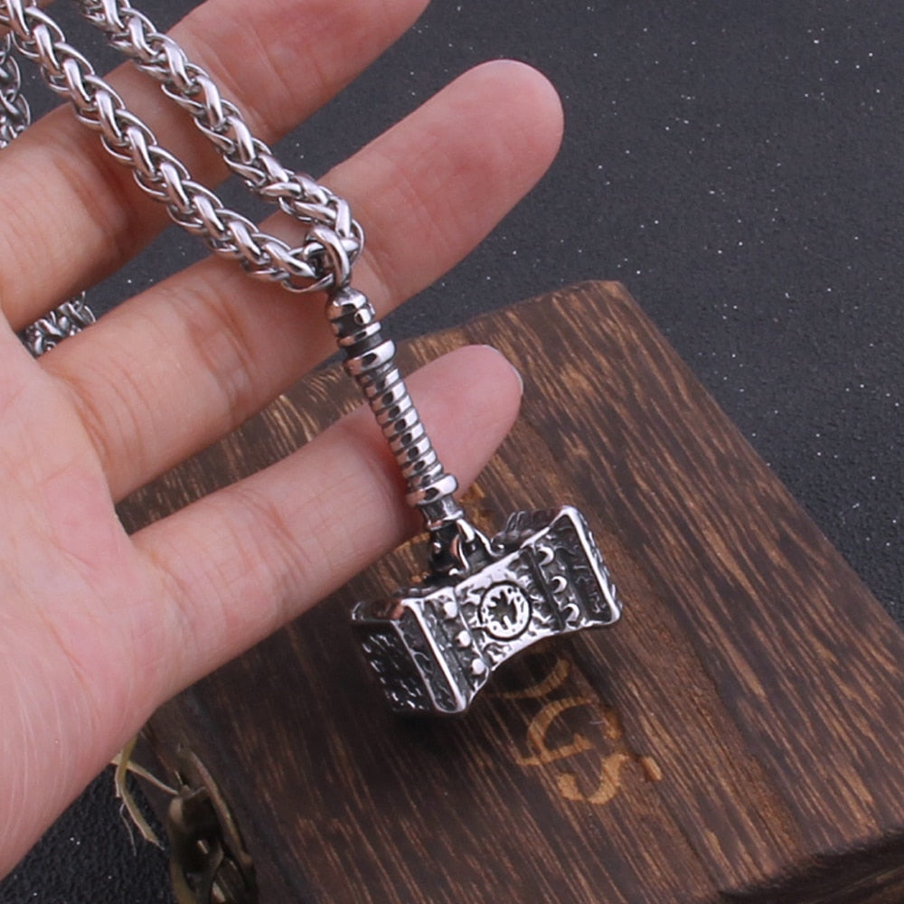 MODERN THORS HAMMER OF THUNDER- STAINLESS STEEL - Forged in Valhalla