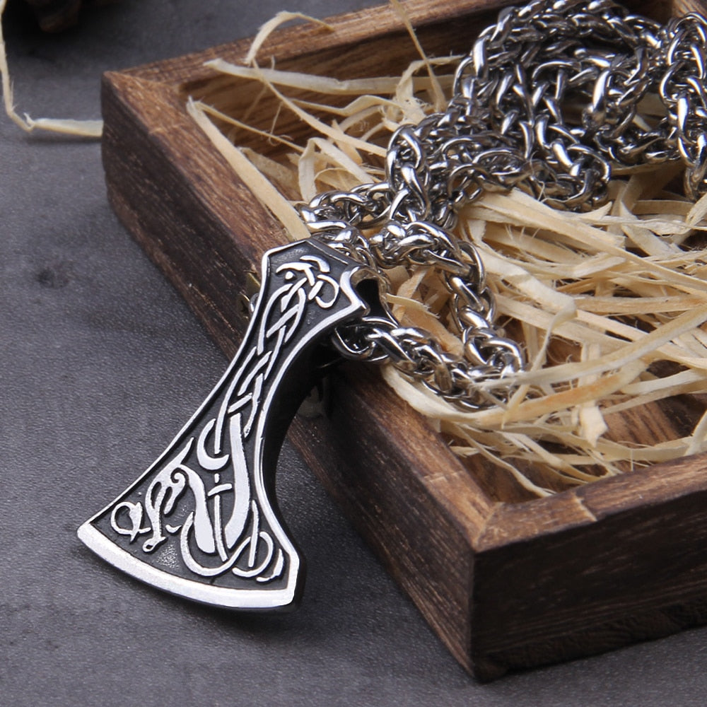 VIKING WARRIOR BERZERKERS BLADE PENDANT- STAINLESS STEEL - Forged in Valhalla