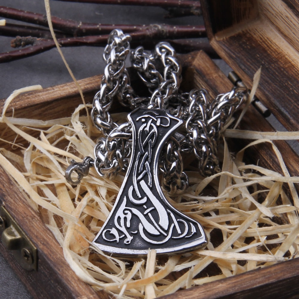 VIKING WARRIOR BERZERKERS BLADE PENDANT- STAINLESS STEEL - Forged in Valhalla