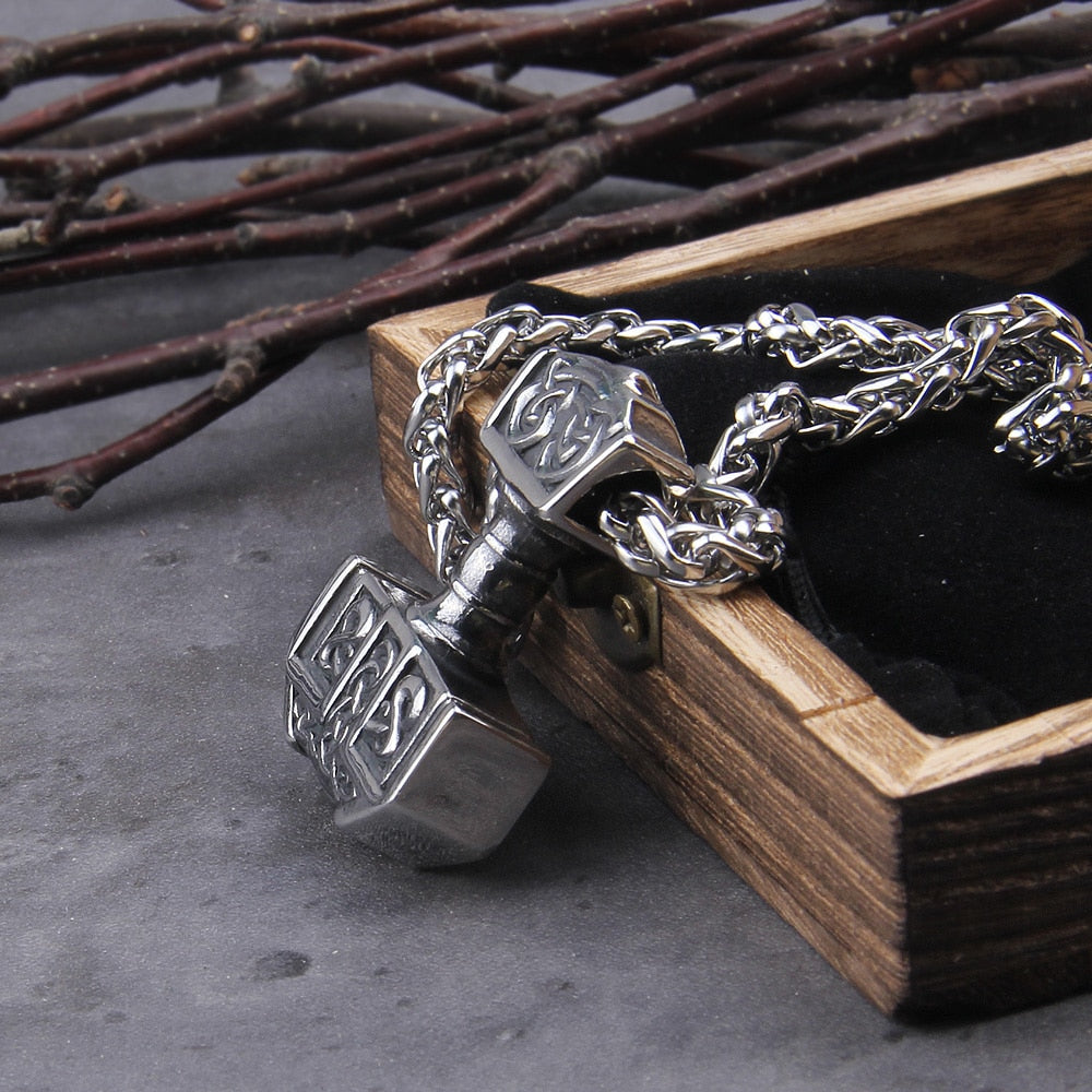 THORS HAMMER HEAVY SET- STAINLESS STEEL - Forged in Valhalla