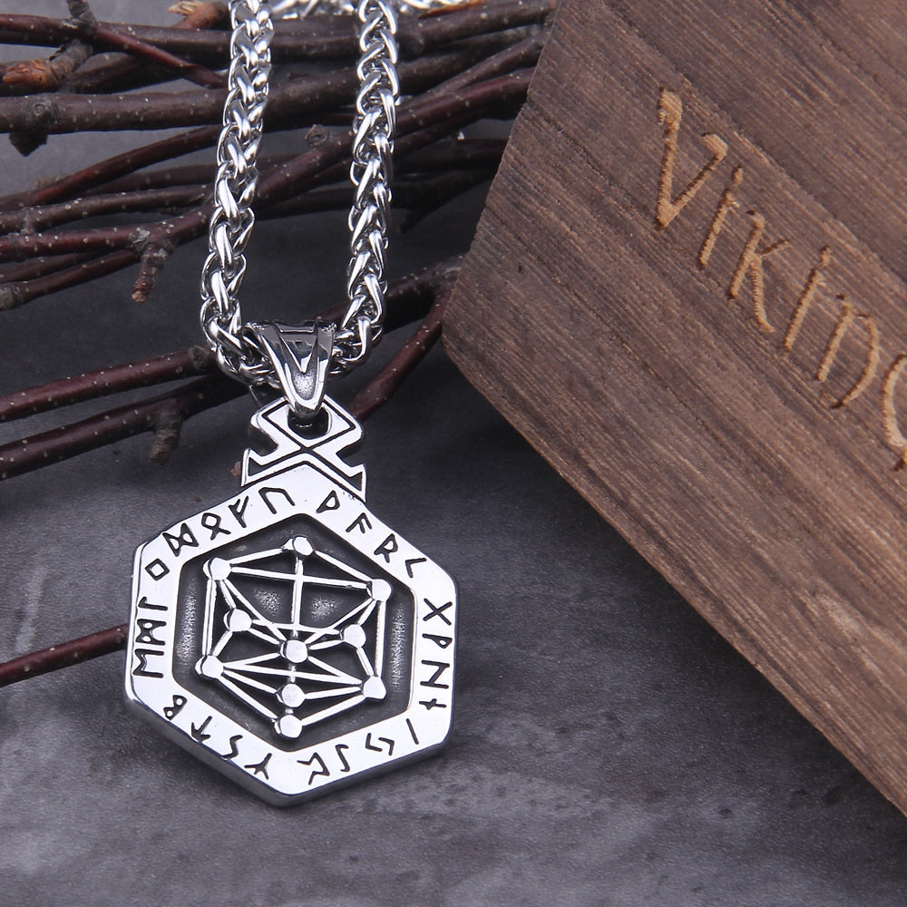 NORSE RUNIC VICTORY CHARM- STAINLESS STEEL - Forged in Valhalla