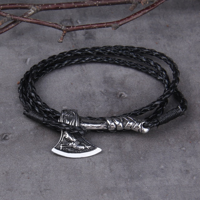 MULTIPLE VIKING STYLED BERZERKER AXE BRACELETS- STAINLESS STEEL - Forged in Valhalla