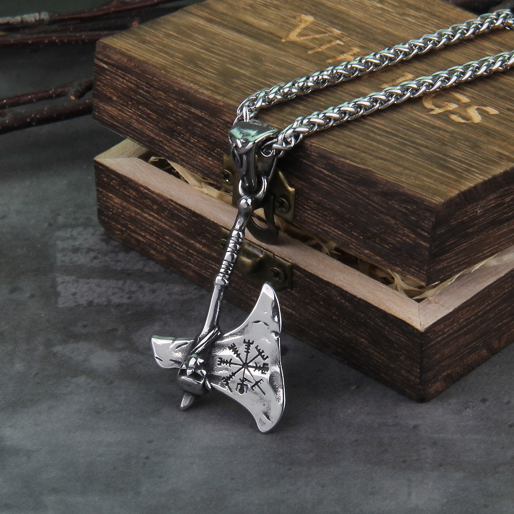 CELTIC AXE CHAIN- STAINLESS STEEL