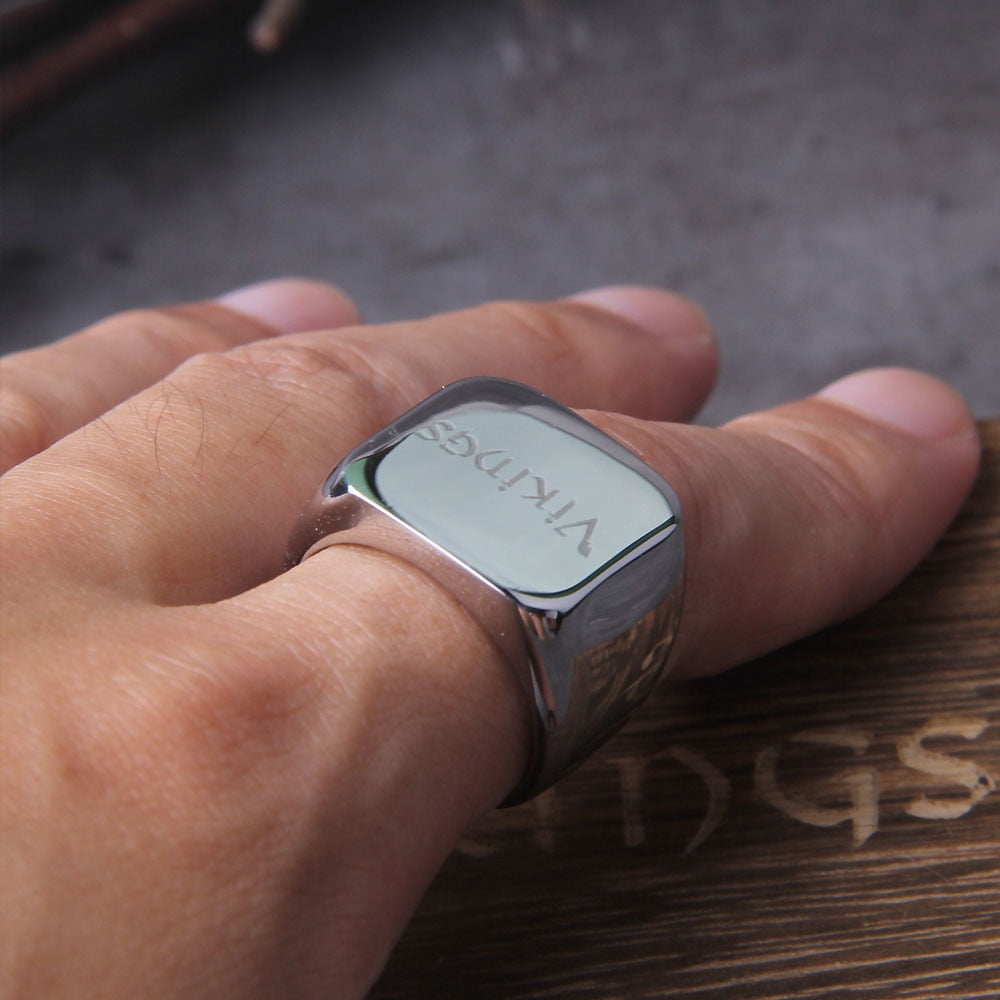 MULTICOLORED VIKING RINGS- STAINLESS STEEL
