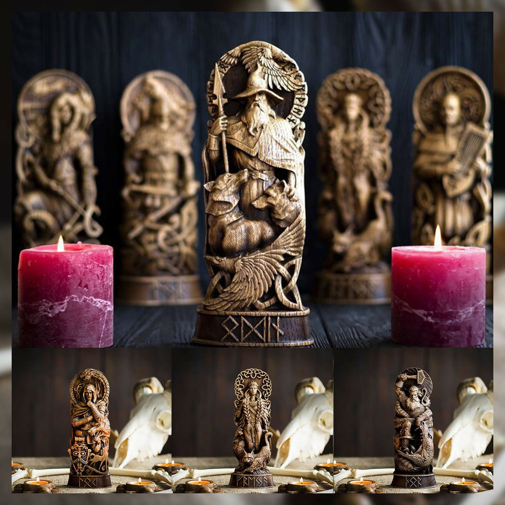 NORSE GODS SCULPTURE - VARIOUS