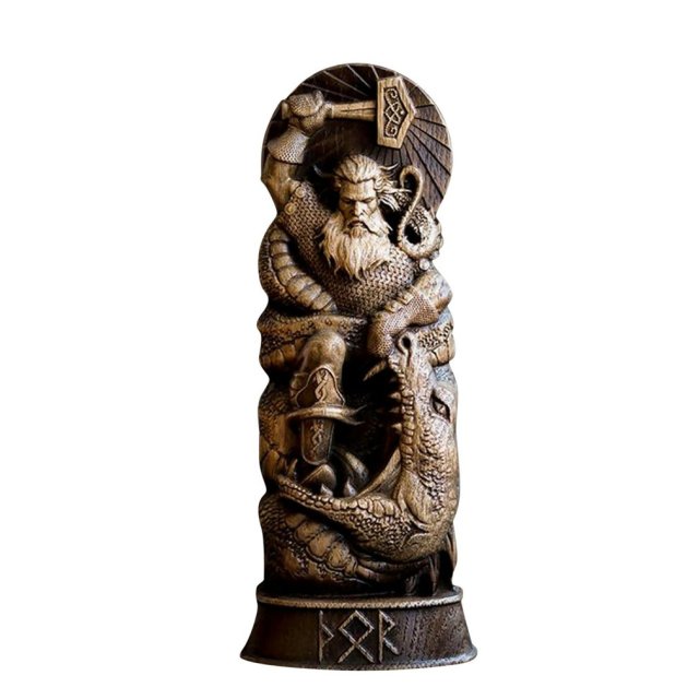 NORSE GODS SCULPTURE - VARIOUS