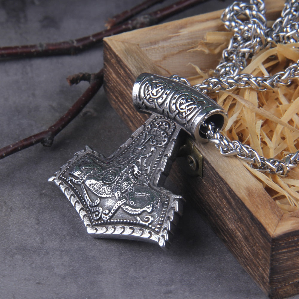 ANCHOR STYLED MJOLNIR- STAINLESS STEEL