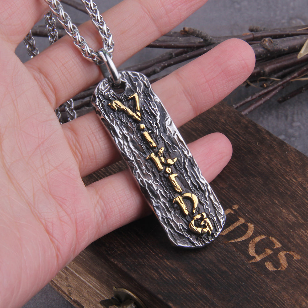 THE VIKING NAME -STAINLESS STEEL