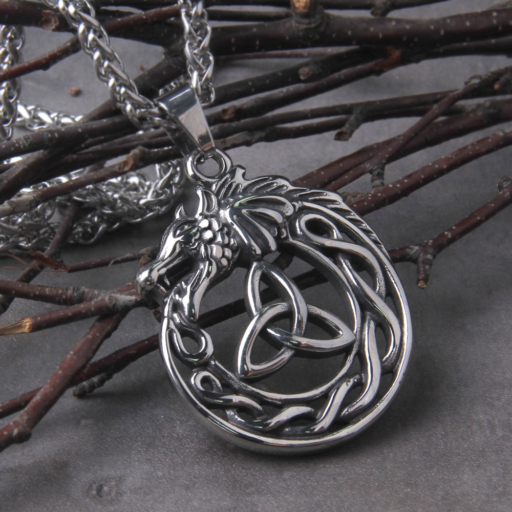 OUROBOROS KNOT - STAINLESS STEEL