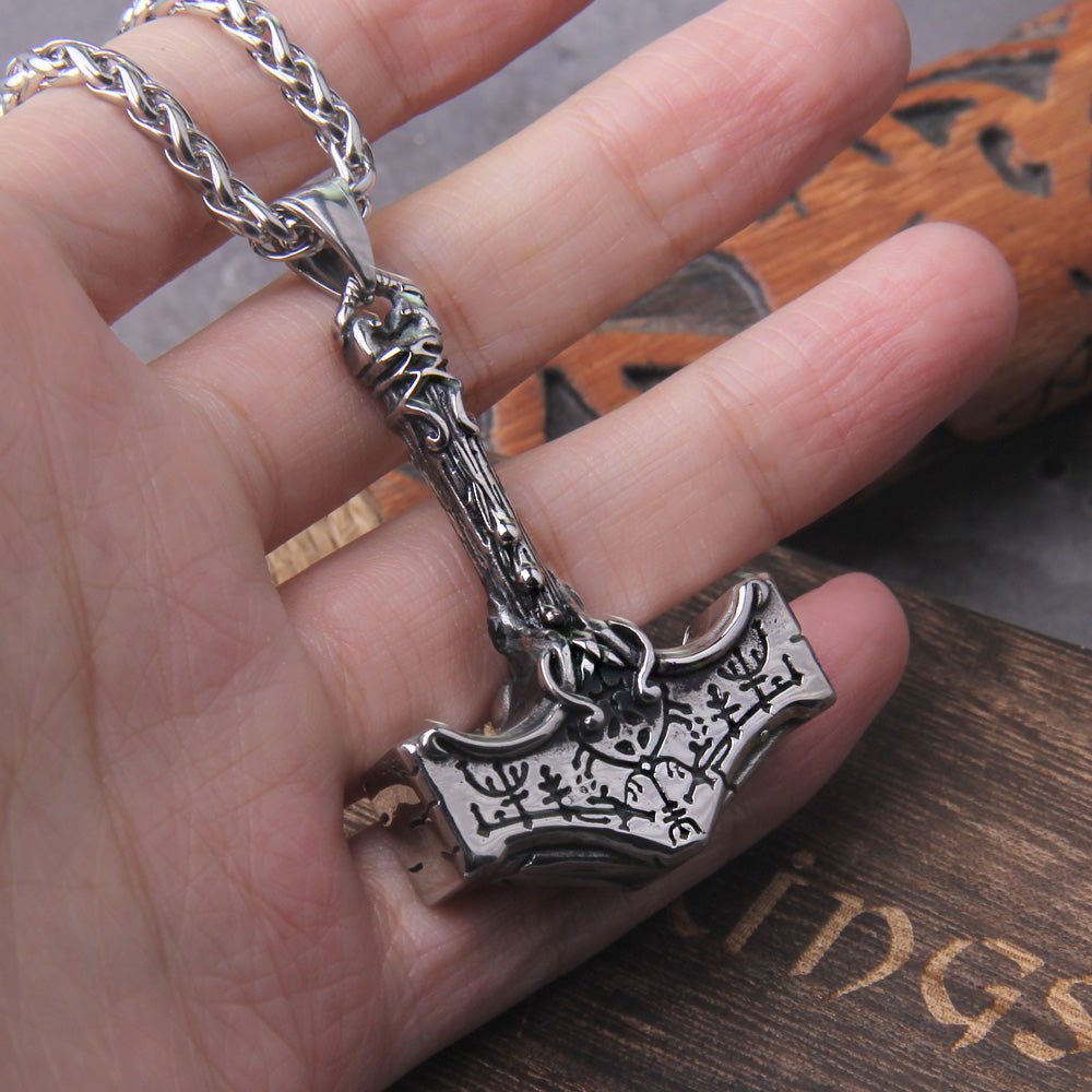 SPARK RUNIC HAMMER - STAINLESS STEEL
