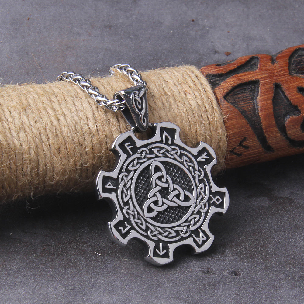 VALKNUT SIGNET - STAINLESS STEEL
