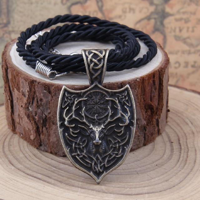 CERNUNNOS CELTIC SHIELD PENDANT - STAINLESS STEEL - Forged in Valhalla