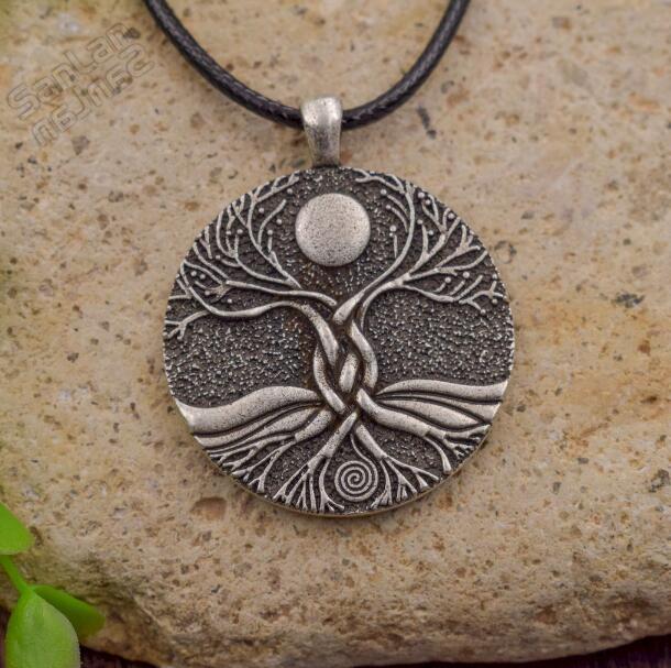 TREE OF LIFE VARIANTS PENDANT- MOON RITUAL - Forged in Valhalla