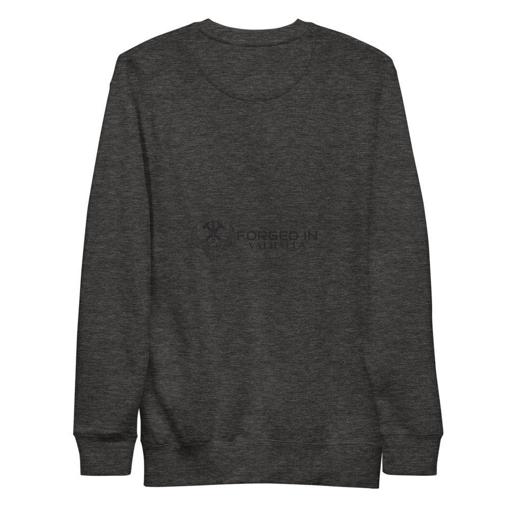 FLEECE PULLOVER VIKING STRENGTH RUNE- GRAB LIFE BY THE HORNS