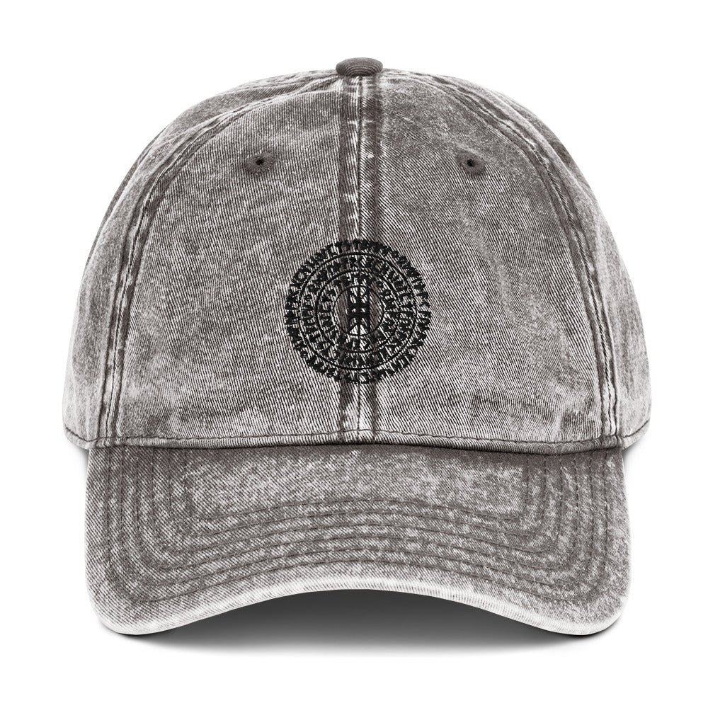 WEB OF WYRD Vintage Cotton Twill Cap
