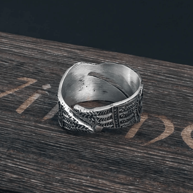 HUGIN AND MUNIN RAVEN RING - STAINLESS STEEL - Forged in Valhalla