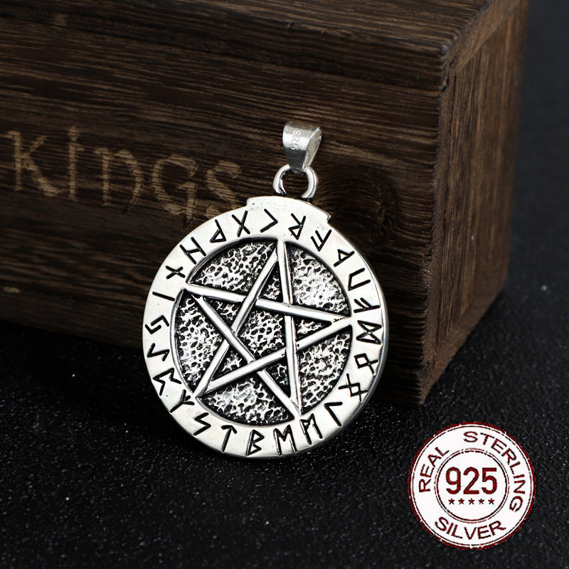 NORSE PENTAGRAM - STERLING SILVER