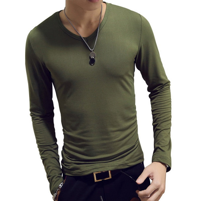 SLIM FIT LONG SLEEVE - POLYESTER