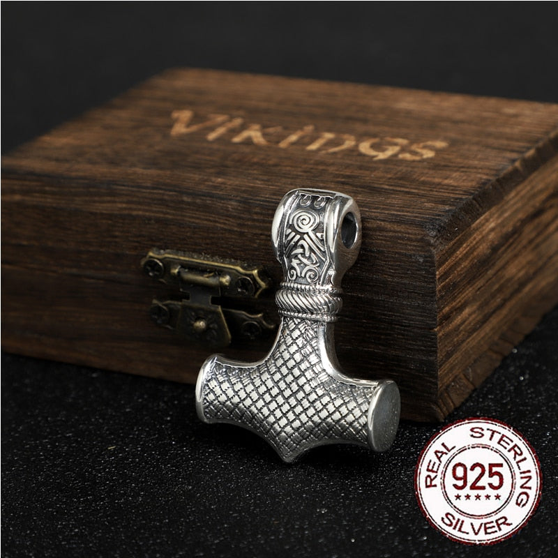 ENLIGHTENED HAMMER - STERLING SILVER