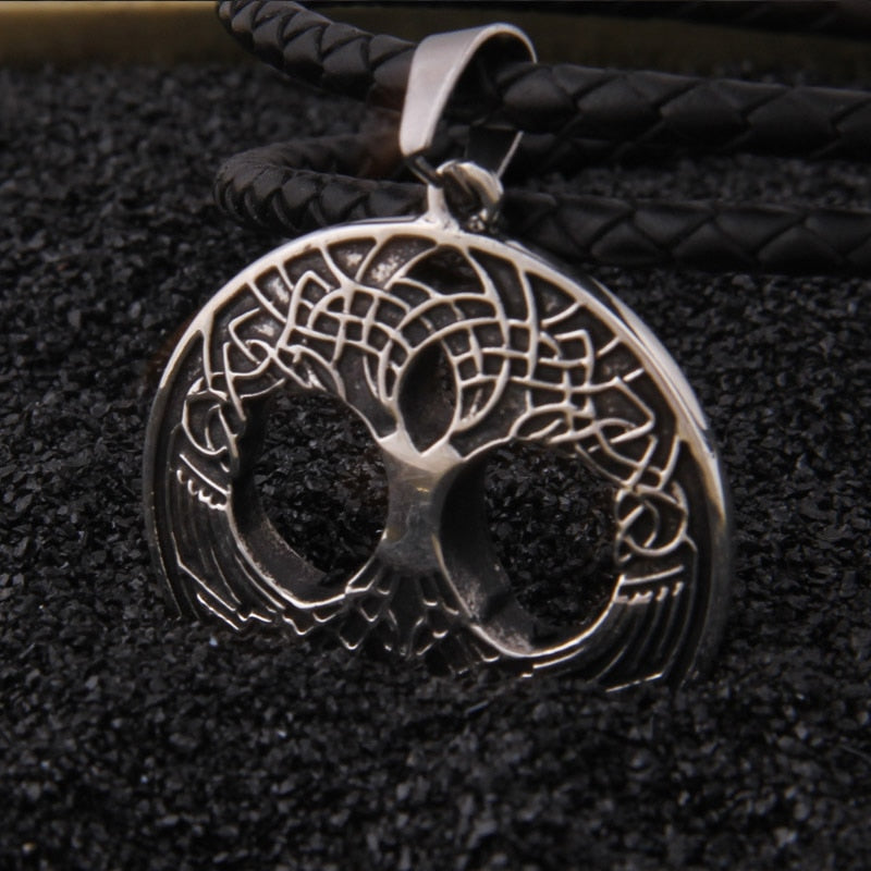 YGGDRASIL TRANSLUSCENT PENDANT- STERLING SILVER