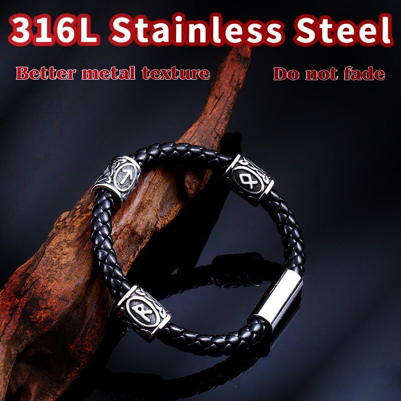 VIKING CHARM BRACELET - STAINLESS STEEL