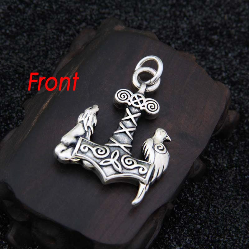 THE WOLF & THE RAVEN - STERLING SILVER