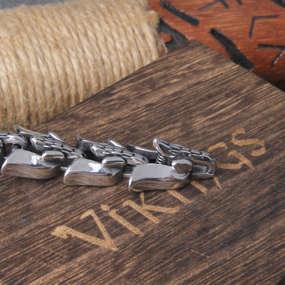 OUROBOROS LOOPED CHAIN - STAINLESS STEEL