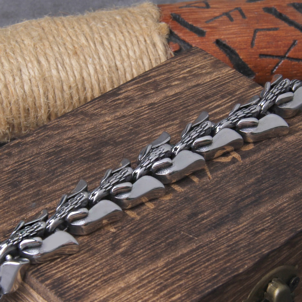 OUROBOROS LOOPED CHAIN - STAINLESS STEEL