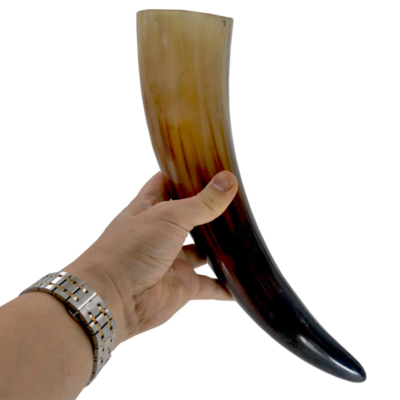 MUG HORN WITH CASE - BUFFALO HORN